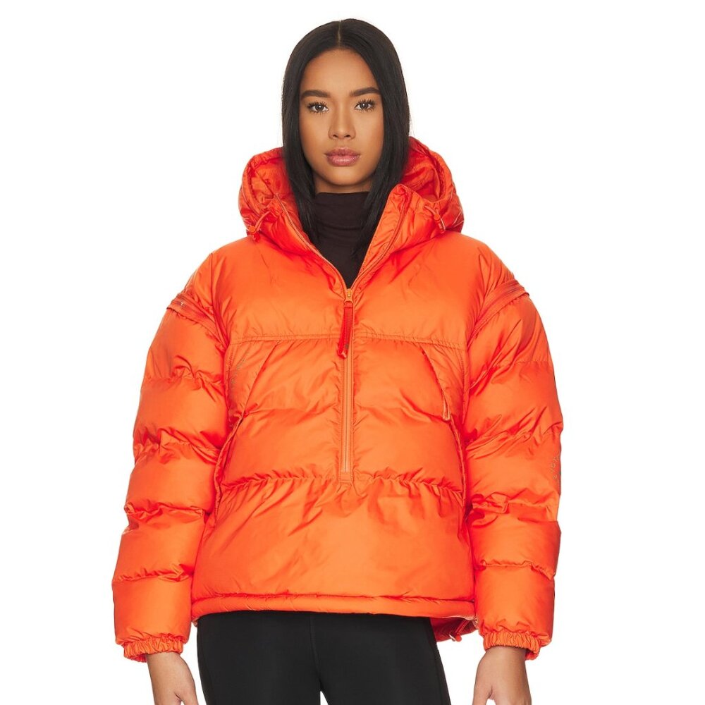 Adidas by Stella McCartney Bright Orange Puffer Jacket